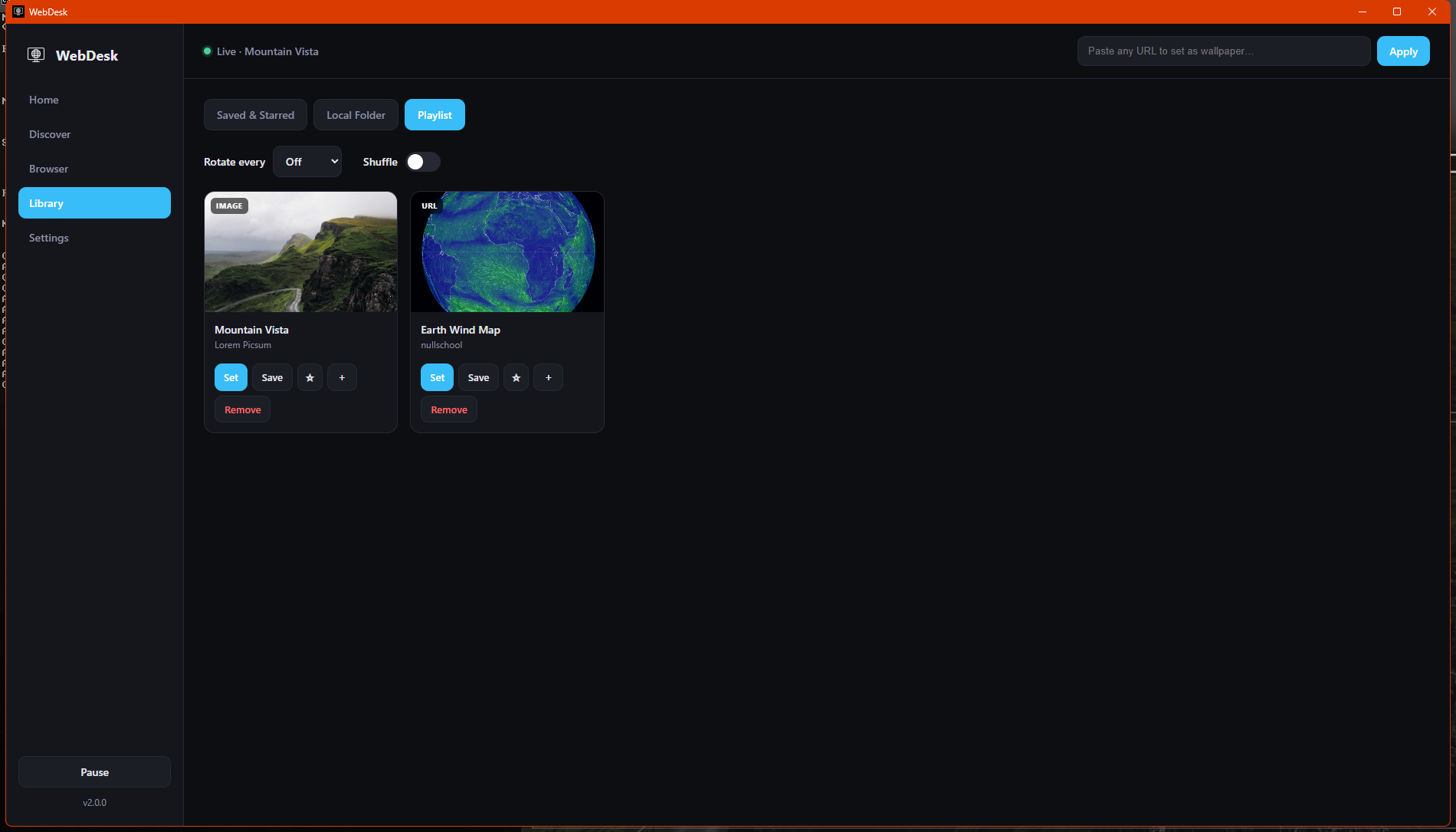 Every screen its own scene. Rotate on a timer.